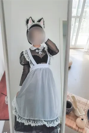 [WeiboGirl]微博红人 透明女仆自拍 蠢沫沫