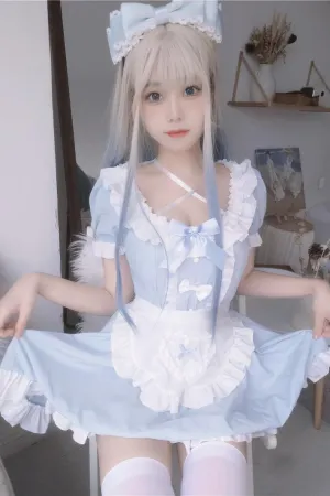 [WeiboGirl]微博红人 蓝女仆 蜜汁猫裘