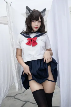 [WeiboGirl]微博红人 魅惑狼姐姐-室外 白烨