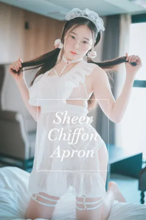 [DJAWA]韩国二次元 No.215 Sheer_Chiffon_Apron Pia
