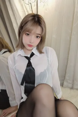 [WeiboGirl]微博红人 白衬衫 雯妹不讲道理