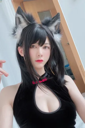 [WeiboGirl]微博红人 眼酱大魔王 旗袍 眼酱大魔王w