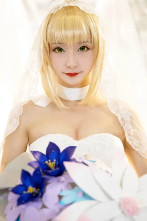 [WeiboGirl]微博红人 Saber花嫁 豪歌