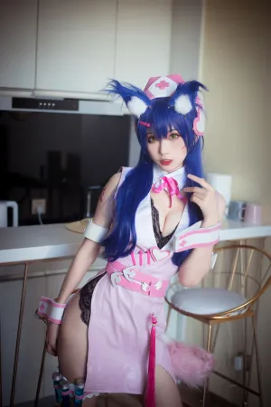 [WeiboGirl]微博红人 粉红护士装 阿狸护士 清颜真德秀