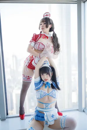 [WeiboGirl]微博红人 姐妹花情趣内衣 诊疗预约 十万珍吱伏特,胡桃猫Kurumineko