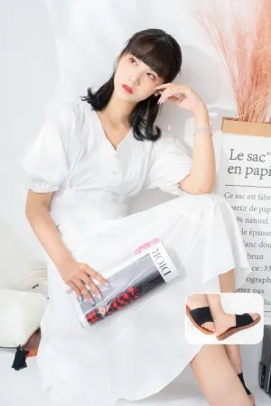 [Kelagirls]克拉女神 2023.01.25 白裙黑拖 筱晴