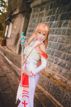 台湾萌系Coser美女白神泱亚丝娜主题多套Cos服饰 白神泱