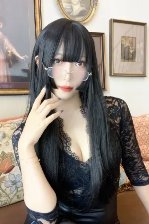 [WeiboGirl]微博红人 黑蕾丝 Money冷冷