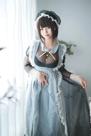 [WeiboGirl]微博红人 黑丝透明女仆 蜜汁猫裘