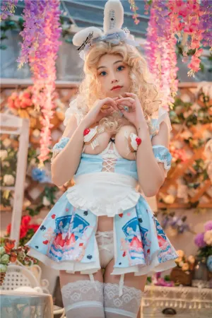 [WeiboGirl]微博红人 爱丽丝梦游仙境兔子先生 蜜汁猫裘