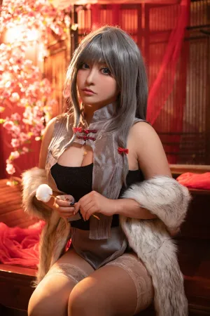 [WeiboGirl]微博红人 卡律布狄斯主题脱情趣服饰露豪乳 碧蓝航线 洛璃LoLiSAMA