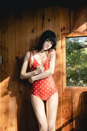 [WeiboGirl]微博红人 红色带白圆点死库水 红波点 桜桃喵