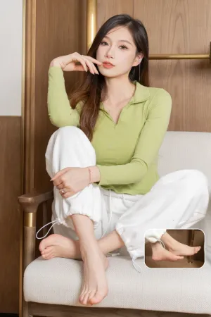 [Kelagirls]克拉女神 2023.08.31 阔腿裤拖鞋 安梓