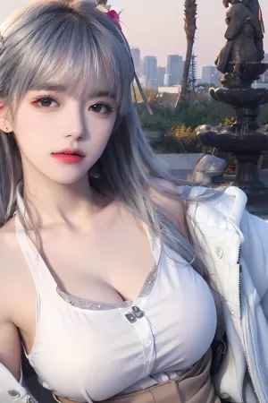 [AIBeauty]爱美女 No.021 美胸美少女 性感写真 二人世界 AI美女