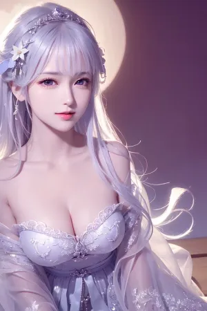 [AIBeauty]爱美女 No.029 美胸小姐姐 性感写真 月下佳人 AI美女