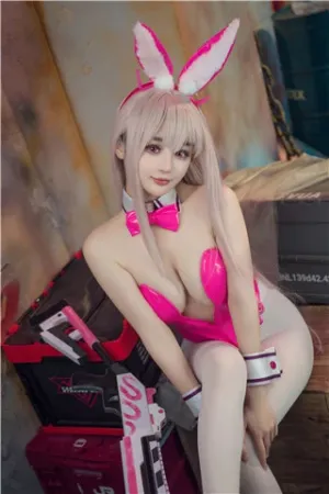 [Cosplay]角色扮演 红色 高叉连体衣 白丝网袜 Vol.083 毒蛇兔女郎 桜井宁宁