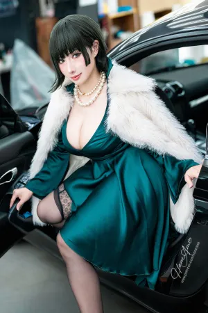 [Cosplay]角色扮演 吹雪 one_punch_men_fubuki 完整版 雨波_HaneAme