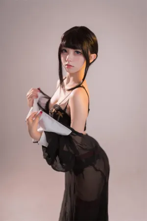 [Cosplay]角色扮演 黑色 薄纱修女长裙 修女的忏悔室 花铃