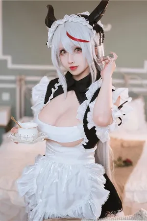 [Cosplay]角色扮演 妄想航线 港区的龙女仆 rioko凉凉子