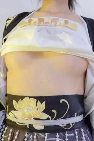 [WeiboGirl]微博红人 黑色外衣 性感吊带 超薄白丝 小樱试拍 森萝财团