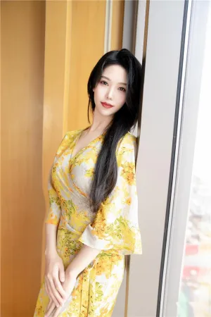 [FuLi]米友福利 定制系列 性感黄色长裙 抖娘-利世