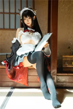 [Cosplay]角色扮演 牛牛女仆 蠢沫沫