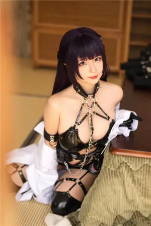[Cosplay]角色扮演 皮质情趣内衣 米哈拉女王 蠢沫沫
