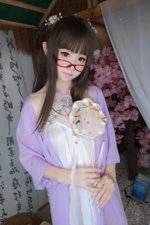 [Cosplay]角色扮演 紫色 薄纱古装服饰 丁字裤 古代风格 软妹摇摇乐