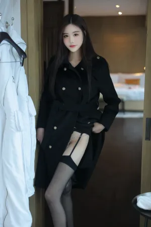 [XR]秀人内购 大尺度 私拍 流出 黑色外套 晚苏susu