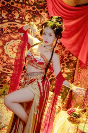 [Cosplay]角色扮演 梦入敦煌 虎森森