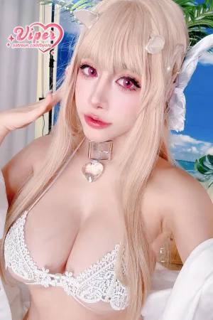 [Cosplay]角色扮演 沙滩椅 白色 情趣内衣 Viper_Summer Byoru