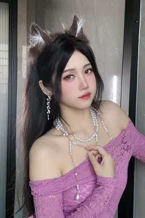 [FuLi]米友福利 粉色连衣短裙 新浴室人妻 不呆猫