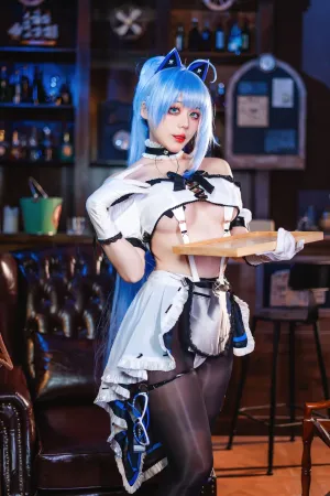 [FuLi]米友福利 性感白色女仆装 交错战线-杜兰德尔 九言