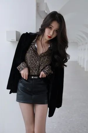 [FuLi]米友福利 豹纹衬衫 狂野风 SIA不吃鱼