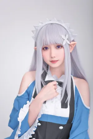 [Cosplay]角色扮演 爱蜜莉雅 罗森 女仆 小木曾