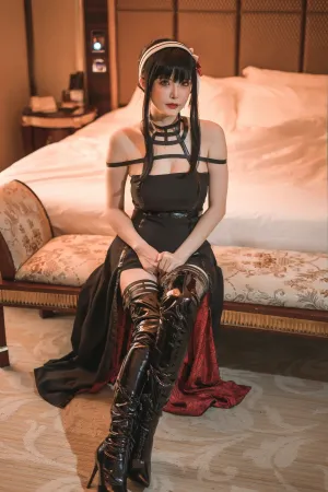 [Cosplay]角色扮演 间谍过家家 约尔福杰 秋和柯基