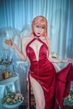 [Cosplay]角色扮演 少女前线 Ots14_礼服 羊大真人