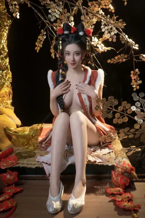 [FuLi]米友福利 古典服饰 半脱 25元旦 年年