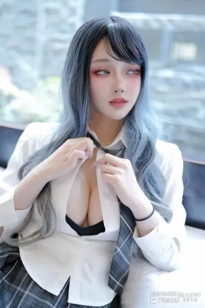 [Cosplay]角色扮演 JK 黑丝 馬吉