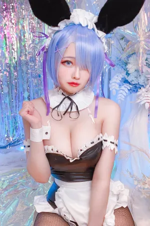 [Cosplay]角色扮演 从零开始的异世界生活 蕾姆兔女郎 Arty亚缇