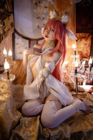 [Cosplay]角色扮演 FGO Fate 玉藻前 同人 舞娘 二佐Nisa