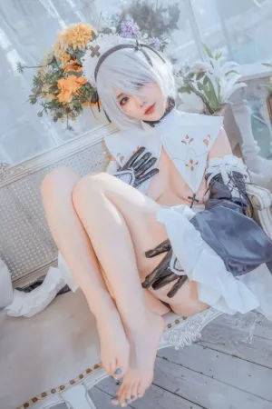 [Cosplay]角色扮演 女仆2b 桃良阿宅