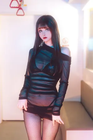 [Cosplay]角色扮演 地铁の调教 鹿八岁baby