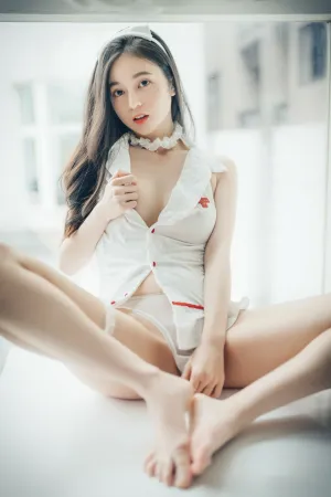 [FuLi]米友福利 透明内内 B套 护士制服 辰辰