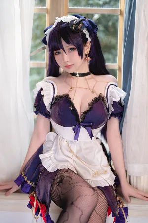 [Cosplay]角色扮演 莫娜女仆 樱梨梨