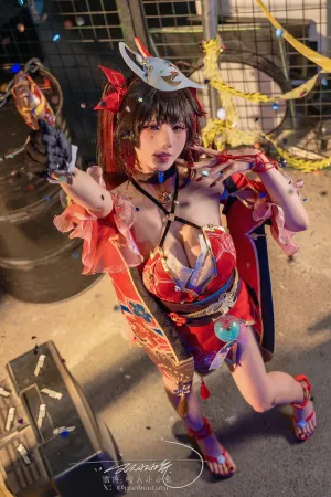 [Cosplay]角色扮演 星穹铁道 花火 黏黏团子兔