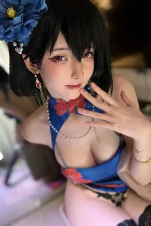 [Cosplay]角色扮演 碧蓝航线 建武旗袍 一小央泽