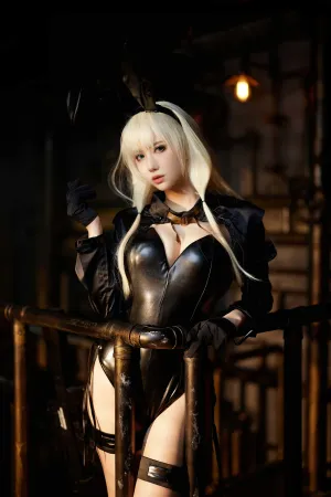 [Cosplay]角色扮演 少女前线 AN94兔女郎 Shika小鹿鹿
