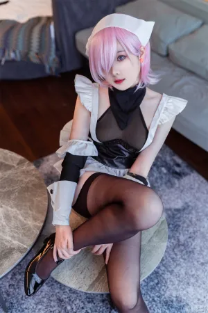 [Cosplay]角色扮演 宫本武藏女仆 Natsuko夏夏子