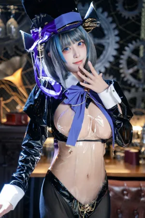[Cosplay]角色扮演 碧蓝航线 柴郡绚烂夜梦 三無人型